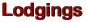 Lodging and Directions